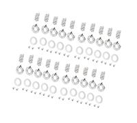 Marhynchus 20 Ensembles de Bouts de la Toile Twist Stacteners Tourn des Bouton-Bouton Espectives et étalon avec Vis de Montage pour Les Boutons de Virage de Fixation de la Toile Marine