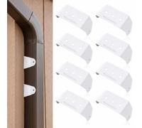 Marhynchus 4 Pièces Sangles de Descente de Gouttière Supports de Gouttière Cachés en Aluminium pour Clips de Montage de Descentes Pluviales de 2 X 3 Pouces Support de Tuyau de (8PCS)