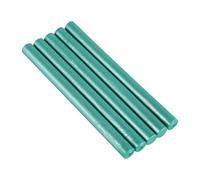 Marhynchus 5 Bâtons de Cire d'étanchéité pour Pistolet à Colle 10 Couleurs Bâtons de Joint de Cire pour Lettres Non Bâtons de Cire de Cire pour Invitations Enveloppes Artisanat (GREEN)