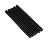 Marhynchus 5 Bâtons de Cire d'étanchéité pour Pistolet à Colle 10 Couleurs Bâtons de Joint de Cire pour Lettres Non Bâtons de Cire de Cire pour Invitations Enveloppes Artisanat (BLACK)