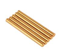 Marhynchus 5 Bâtons de Cire d'étanchéité pour Pistolet à Colle 10 Couleurs Bâtons de Joint de Cire pour Lettres Non Bâtons de Cire de Cire pour Invitations Enveloppes Artisanat (GOLD)