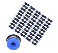 Marhynchus 50pcs Connecteur Pneumatique Droit à Haute Résistance pour Tube D'air PU - 4 Utilisation des Raccords en Acier Inoxydable pour le Traitement Mécanique, Traitement Hospitalier