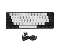 Marhynchus 61 Key Gaming Clavier RVB RV Backlit Wired USB Clavier Ultra Compact 60% Disposition avec 7 Modes de Couleur pour Les Joueurs D'ordinateur Portable PC (Noir)