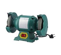 Marhynchus 6in Touret à Meuler, 370W Machine à Polir électrique | Meules abrasives P36 et P80, disque fin gauche grossier droit, protection contre les étincelles et la poussière, montable