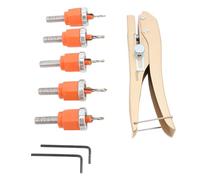 Marhynchus 6PCS Fraise Foret Ensemble Conique Foret Ensemble avec Limitation Réglable pour le Travail Du Bois En Plastique Doux En Métal Fiberboard