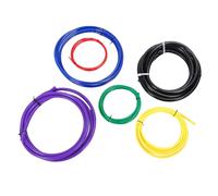 Marhynchus 6pcs Kit D'extension de Tuyau de Tube en Cuivre Climatisant 1/4 3/8 1/2 5/8 3/4 7/8in Bende de Tube en Cuivre avec des Bandes en Plastique PE pour L'entretien de la Réparation