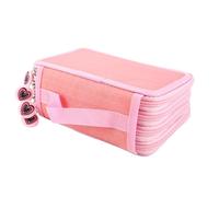 Marhynchus 72 Organisateur Multicouche au Crayon Trous Rose, Sac d'Oxford Craye pour Les étudiants en Maquillage