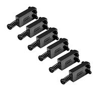 Marhynchus Accessoire de Guitare, Selles de Guitare, 6 PCS électrique Tremolo Saddles Bridge pour le Remplacement de la électrique avec clé, Accessoires de Performance (BLACK)
