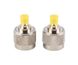 Marhynchus Adaptateur Coaxial de Connecteur RF de Type N Mâle vers SMA Femelle, Matériau en Cuivre plaqué Or, Large Bande Passante de Fréquence 0 à 6 GHz, avec Isolation PTFE, pou