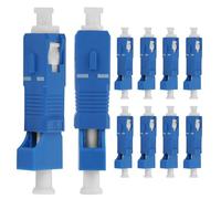 Marhynchus Adaptateur de Fibre Optique SC Mâle vers LC Femelle, Convertisseur D'adaptateur Optique Hybride Monomode avec Faible Perte D'insertion 0,3 DB, pour Réseau de Télécommunications