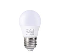 Marhynchus Ampoule LED E27 3 W 6000-6500 K Lumière Blanche du Jour, Angle de Faisceau de 270 Degrés avec économie D'énergie, Démarrage instantané, Pas de Scintillement pour Chambre à