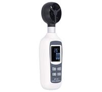 Marhynchus Anémomètre, Compteur Numérique de Vitesse du Vent en Plastique avec écran LCD, Plage de 0,4 à 30,0 Ms, 5 Unités, Mini Jauge Portative pour l'énergie éolienne, Utilisation dans un