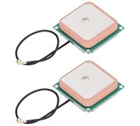 Marhynchus Antenne Passive GPS, Module GPS Céramique à Gain élevé 28 DBi avec Faible Facteur de Bruit et Circuit de Filtrage D'amplification à 2 étages, pour Voitures, Magasins, A