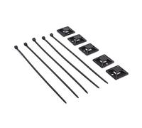 Marhynchus Attaches Zippées en Nylon, Paquet de 200, Attaches de Câble | Nylon de Résistance Industrielle, Plage de Fonctionnement de 5 °F à 160 °F, Attaches Noires pour L'organisation des Câbles,