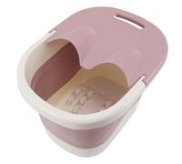 Marhynchus Bain de Bain à Pied, Seau de Trempage à Pied Pliable et Confortable Fonction de Massage Confortable pour la Maison Hiver Chaude Pp Tpe, de Spas (PINK)