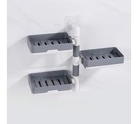 Marhynchus Boîte à Savon Rotatif Mural Mur (Grey)