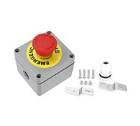 Marhynchus Boîte de Commutation, Boîtier moulé Sous Pression en Alliage D'aluminium avec Protection étanche à la Poussière IP66 pour une Utilisation en Extérieur, Boîte de Command (80 * 75 * 60)