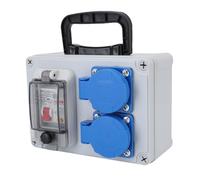 Marhynchus Boîte de Distribution D'énergie Portable Durable, Prise de Disjoncteur électrique étanche à L'eau pour les Usines de Chantiers de Construction
