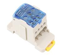 Marhynchus Boîte de Jonction de Rail DIN Rail Boîte de Connexion de Borne électrique STCT AC DC1000V avec Connexions Standard pour les Pilotes en Cuivre en Cuivre de L'application PC (80A)