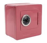 Marhynchus Boîte de Mot de Passe en Métal Sécurisée, Boîte de Verrouillage Codée avec Rangement Spacieux pour Clés, Chèques, Entreprise, Maison, Bureau, Construction Robuste (PINK)