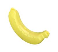 Marhynchus Boîte de Protection Banane, Récipient à Déjeuner en Plastique Durable avec évents et Joint, Idéal pour le Stockage de Fruits au Bureau et en Extérieur (YELLOW)