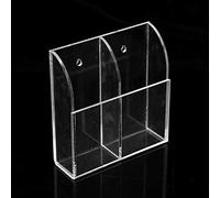 Marhynchus Boîte de Rangement en Acrylique Organisateur de Télécommande Organisateur de Téléphone Transparent avec Film de Protection et Vis Inclus pour TV DVD AC