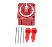 Marhynchus Boîtier de Commutateur de Déconnexion de Batterie 300 A, Couvercle isolé avec 2 Goujons en Cuivre M10 de 3/8 Pouces pour Voiture, Bateau, Camping-car, ATV, UTV, Remorque de