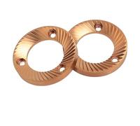 Marhynchus Bourr à café Plat à Burr Plat 64 Mm Burrs Burr à Parts Plats à Parts Plates Plate avec Revêtement de Nitrure en Aluminium pour DF64 DF64P DF64E DF64V