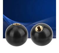 Marhynchus Bouton Boule de Poignée, Bouton à Bille Ronde en Bakélite avec Écrou à Visser en Cuivre M10 * 32 Intégré, Paquet de 5