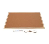 Marhynchus Bulletin de Planche à Liège Board Pin de Liège Cork Board 40x60 Cm Boupper à épingle à Victoire avec Corde de Jute à Cadre en Bois Massif pour L'organisateur Mural Bureau à la