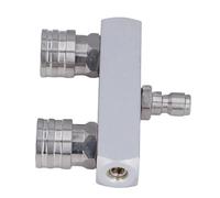 Marhynchus Buse de Laveuse à Double Pression 4500PSI Embout de Laveuse Haute Pression 1/4 Pouce à Connexion Rapide Buse de Laveuse électrique en Alliage D'aluminium Fixation Double Embout