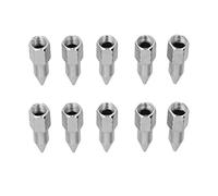 Marhynchus Buse de Pistolet à Graisse, Buse de Raccord de Graisse, à Pointe de, Bouche Pointue en Alliage 10 Pièces pour L'entretien de L'équipement avec Filetage 1/8"