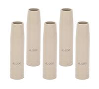 Marhynchus Buzle de Torche de Soudage, 5pcs Soudage Buse de Torche Anti-bâton Remplacement de la Buse du Soudeur de Protection, MIG Portable, équipement de MIG (JL-200A)