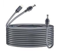 Marhynchus Câble d'alimentation CC 2 en 1, Cordon d'alimentation en Cuivre et Caoutchouc 18AWG avec étanchéité IP68, pour Mini Antenne Parabolique et Appareils USB C