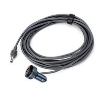Marhynchus Câble d'alimentation CC de 2 M, 6,5 Pieds, Cordon d'alimentation Extérieur étanche avec Affichage de Tension 18 AWG avec Protection OVP OCP SCP OTP, pour Voiture, Campi