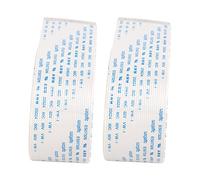 Marhynchus Câble de Ruban Flexible de 2PCS FFC 24 Pouces Câble Plat Flexible avec Conducteurs en Cuivre en Conserve pour Imprimantes XP600 TX800 (120 cm)