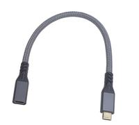 Marhynchus Câble D'extension USB C, Câble USB C à Charge Rapide 240 W avec Transfert de Données 20 Gbit/s et Sortie Vidéo 4K 60 Hz (0,25 m/0,8 pied)