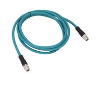 Marhynchus Câble Ethernet M12 8 Broches X codé CAT6A Mâle à Mâle, Câble Ethernet Industriel en PVC TPU pour Transmission de Données à Haute Vitesse 10 Gbit/s, étanche IP67 pour Routeurs et