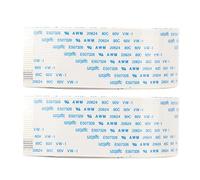 Marhynchus Câble Plat D'imprimante 2 Pièces, Câble Ruban Flexible FFC en Cuivre étamé à Transmission Rapide avec Isolation PET Souple, pour Instruments électroniques D'imprimantes XP600 (120 cm)