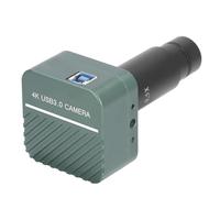 Marhynchus Caméra de Microscope électronique, Oculaire Numérique 8MP HD 4K USB3.0 avec Objectif 0,5X Adaptateurs 30 Mm 30,5 Mm pour L'astronomie de Microscopie Industrielle