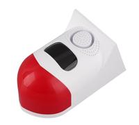 Marhynchus Capteur Extérieur d'alarme Solaire avec Télécommande, Sirène Stroboscopique LED Lumineuse 120dB pour Système de sécurité de Maison et de Grange