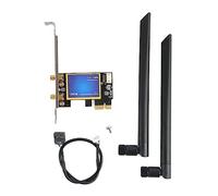 Marhynchus Carte WiFi PCIE Adaptateur Réseau Fil Carte WiFi de Bureau 1200 Mbps Double Bande 2,4 GHz 5 GHz 4.0 avec Antennes à Gain élevé pour Ordinateurs 7 8 10 PCIE 1X 4X 16X