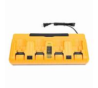 Marhynchus Chargeur de Batterie 4 Ports, Station de Charge Rapide 3A | Boîtier ABS, Sortie 240 W, Indicateurs LED, Montable au Mur, Compatible avec