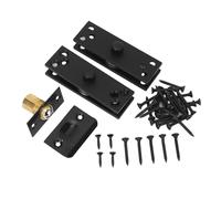 Marhynchus Charnière de Porte Cachée en Acier Inoxydable, Charnière Pivotante à Rotation à 360 Degrés avec Mécanisme à Roulement à Billes, pour Portes en Bois, Portes en Aluminium, Portes