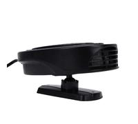 Marhynchus Chauffage de Voiture, Ventilateur de Chauffage et de Refroidissement 2 en 1 12 V 150 W avec Rotation à 360 Degrés, pour Désembuage et Dégivrage du Pare-brise dans les Voitures, (BLACK)