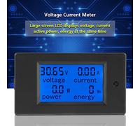 Marhynchus Compteur de Courant de Tension, Voltmètre d'énergie à écran LCD DC 6,5-100 V, Paramètres de Base d'application Large de Mémoire Multifonction, adapté à l'alimentation CC, Utilisation