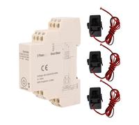 Marhynchus Compteur de Puissance triphasé, Capteurs à Pince 100A, Données en Temps Réel, Contrôle par Application, Bidirectionnelle pour Smart Home School Hotel Factory