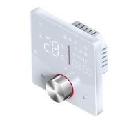 Marhynchus Contrôleur de Climatisation à 2 Tuyaux, Affichage Numérique à écran Tactile avec Contrôle D'économie D'énergie pour le Refroidissement et le Chauffage du Système CVC Central (WHITE)