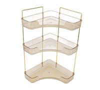 Marhynchus Cosmetics Organisateur de Soins de la Peau Polyvalente Polymèque 3 -Tier -AKE Rack Up Belle Couleur pour Maisons, Matière en Plastique en Fer (Ambre)