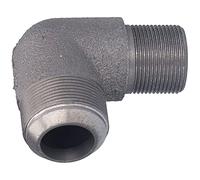 Marhynchus Coude de Compresseur d'air en Fonte, Coude de Rue à 90 Degrés 33 X 27 Mm pour Accessoires de Pompe de Compresseur d'air, Raccord fileté Haute Pression pour 'air 1.6 3100 (fer 65